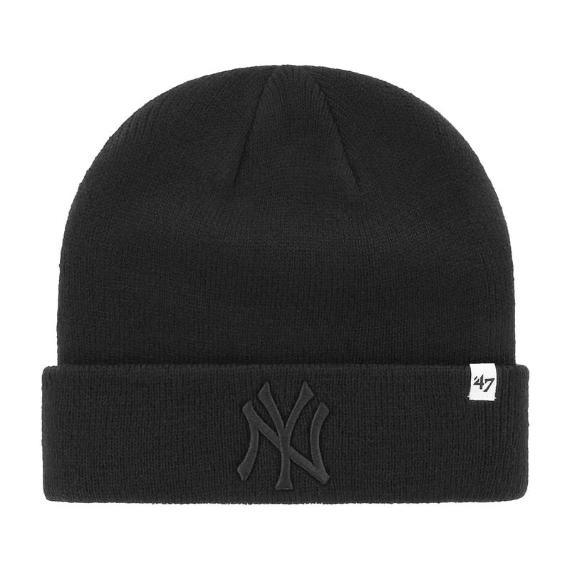 47 '47 Brand Knit Beanie - Raised Cuff New York Yankees black - Image 1